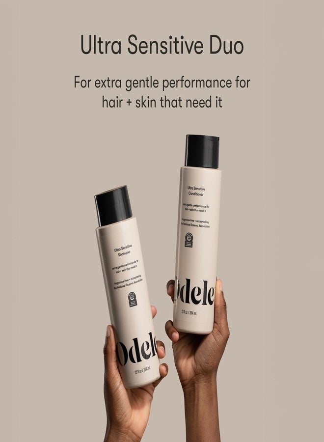 Odele Sulfate-Free Ultra-Sensitive Shampoo & Conditioner Set for Extra Gentle Cleansing and All Hair Types, 13 Fl Oz Each (2-Pack) - Image 2